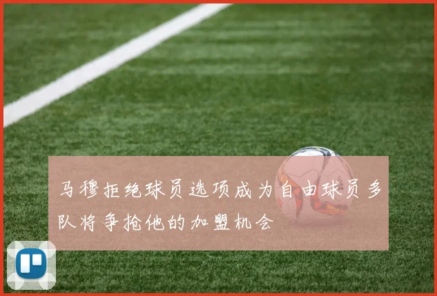 马穆拒绝球员选项成为自由球员多队将争抢他的加盟机会